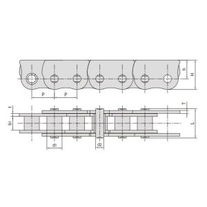 Łańcuch przeciwzgięciowy do okien przesuwnych