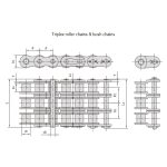Seria precyzyjnych łańcuchów rolkowych o krótkim skoku