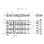 Precyzyjne łańcuchy rolkowe serii B o krótkiej podziałce