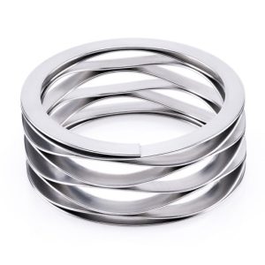 wieloobrotowa sprężyna falista z podkładkami