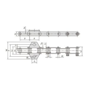 Łańcuch o-ring do maszyn rolniczych