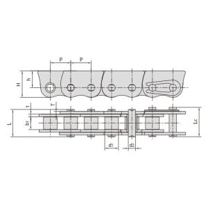 Łańcuchy ze stali nierdzewnej do pchania okien