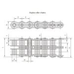 Łańcuchy rolkowe serii heavy duty