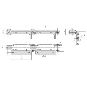 łańcuch przenośnika maszyn tytoniowych