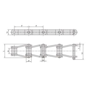 Spawany łańcuch z giętej blachy konstrukcyjnej