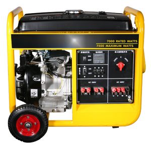 generator benzynowy o podwójnym napięciu i równej mocy