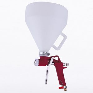 pistolet natryskowy do tekstur z zasobnikiem powietrza