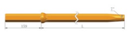 Trzpień sześciokątny 25 x 159 mm