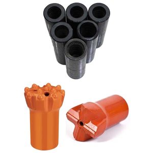 Wiertło z gwintem T38 i wycofującym się trzpieniem