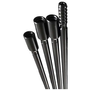 Przedłużka T51 MF i żerdź wiertnicza z rurą prowadzącą